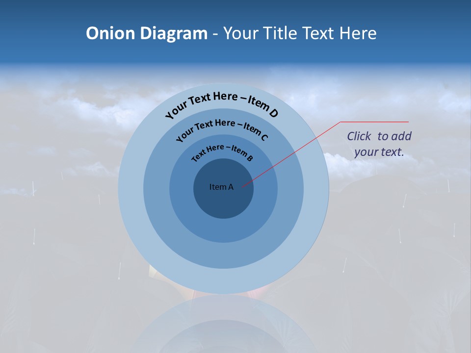 Cloud People Rainbow PowerPoint Template