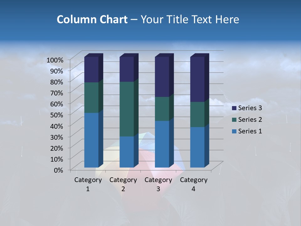 Cloud People Rainbow PowerPoint Template