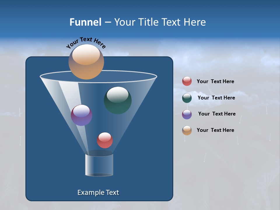 Cloud People Rainbow PowerPoint Template