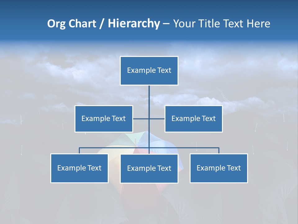 Cloud People Rainbow PowerPoint Template
