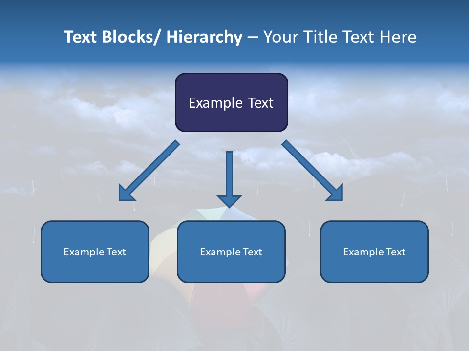 Cloud People Rainbow PowerPoint Template