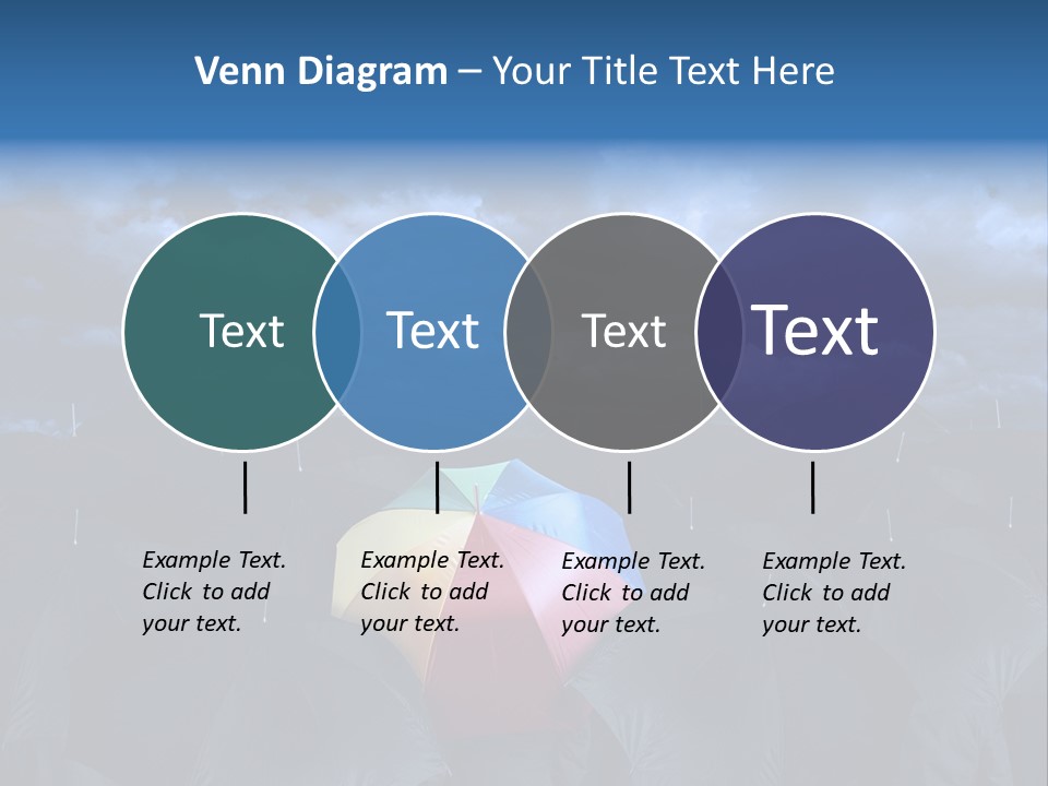 Cloud People Rainbow PowerPoint Template