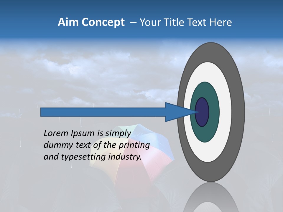 Cloud People Rainbow PowerPoint Template