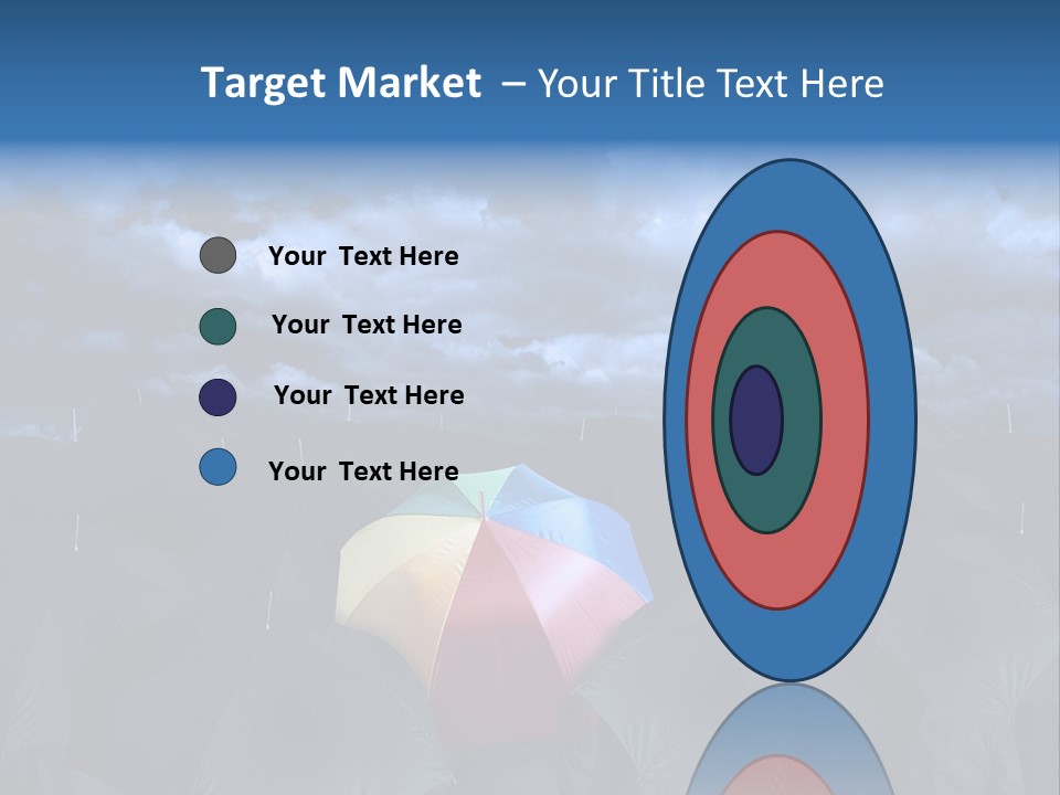 Cloud People Rainbow PowerPoint Template