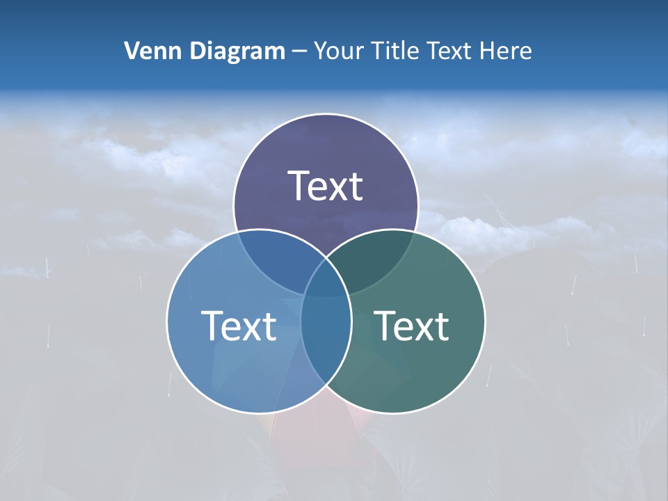 Cloud People Rainbow PowerPoint Template