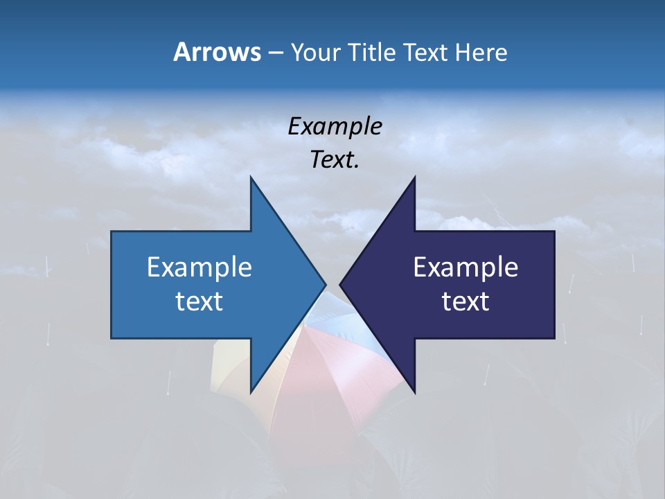 Cloud People Rainbow PowerPoint Template