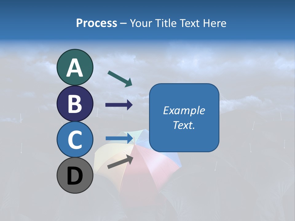 Cloud People Rainbow PowerPoint Template