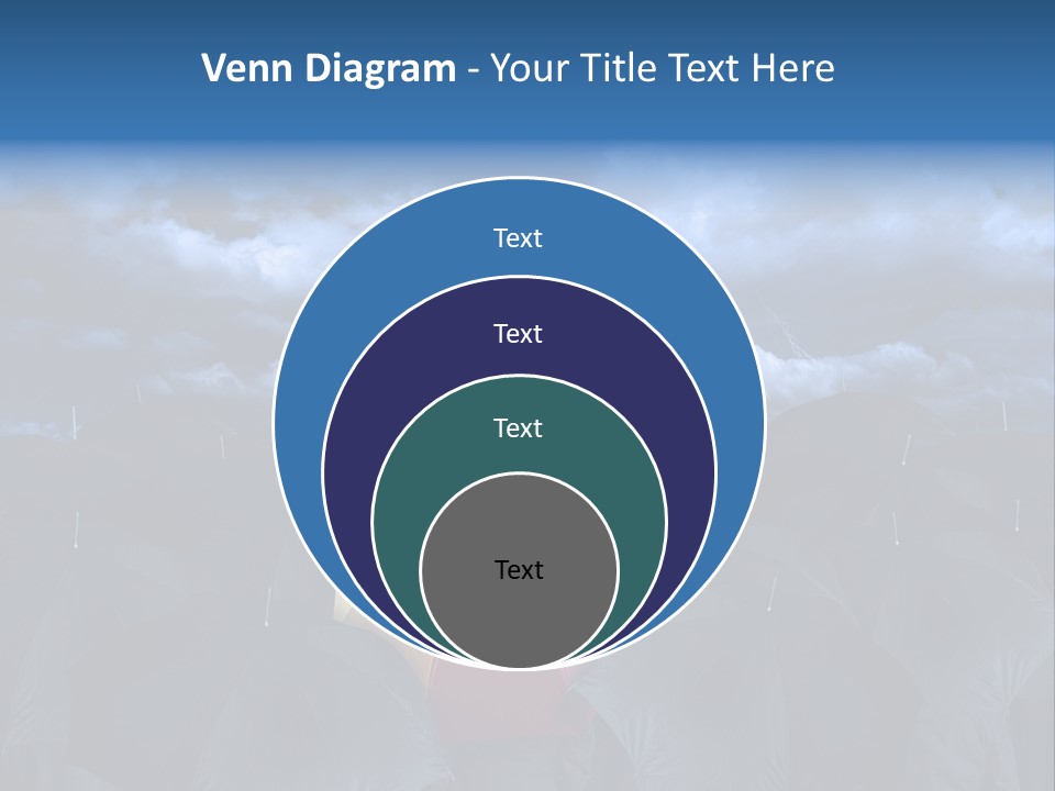 Cloud People Rainbow PowerPoint Template