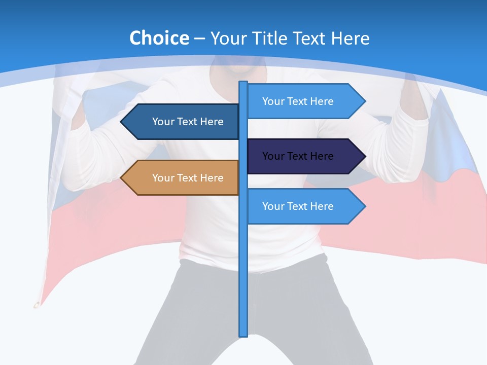 Soccer  Fan PowerPoint Template