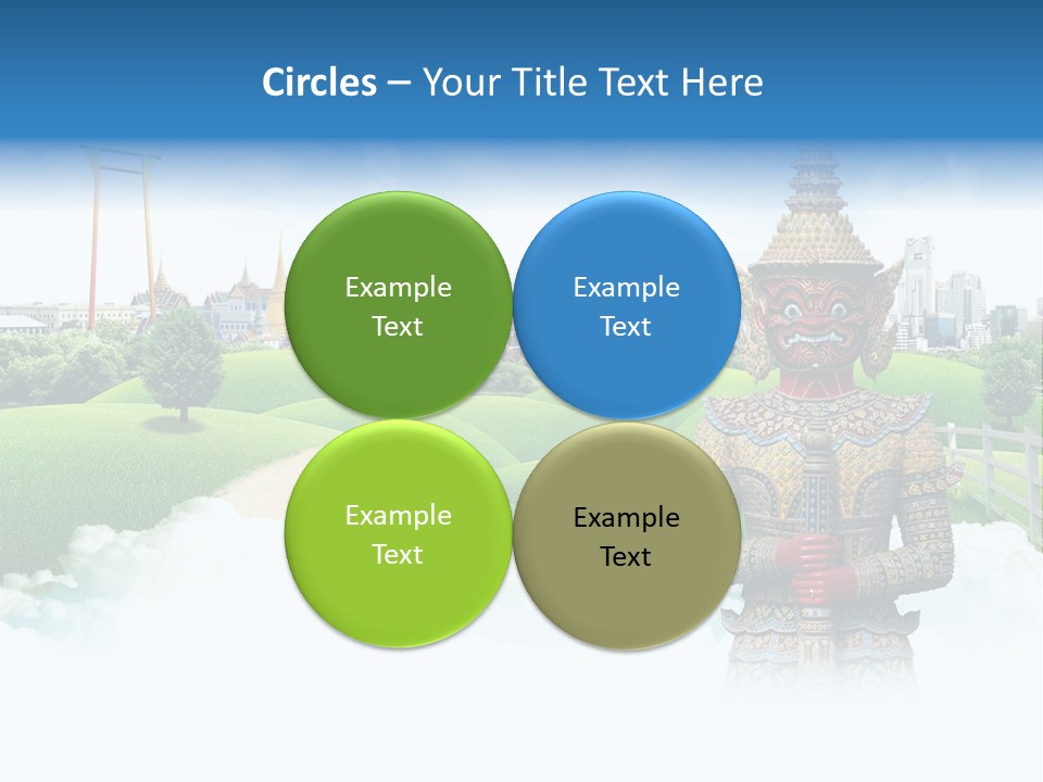 Spirit Pasture Relax PowerPoint Template