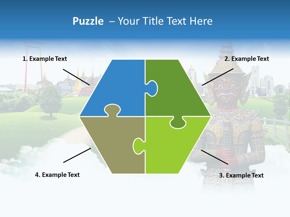 Spirit Pasture Relax PowerPoint Template