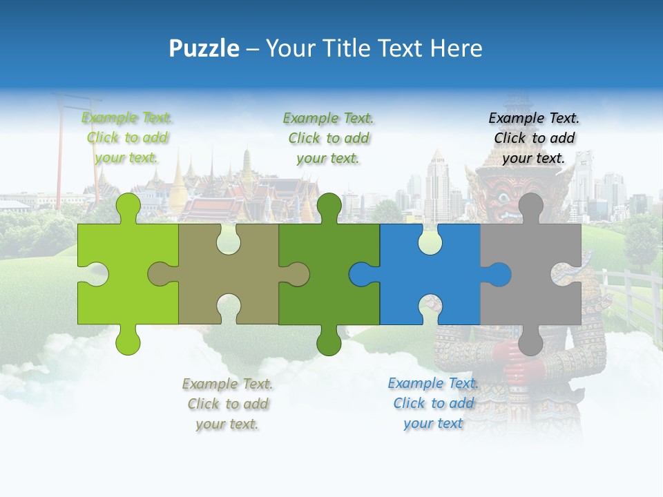 Spirit Pasture Relax PowerPoint Template