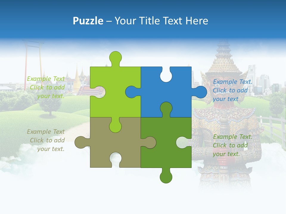 Spirit Pasture Relax PowerPoint Template