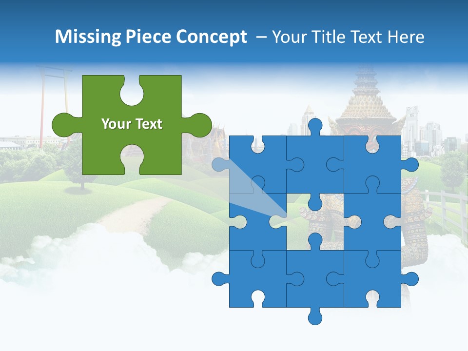 Spirit Pasture Relax PowerPoint Template