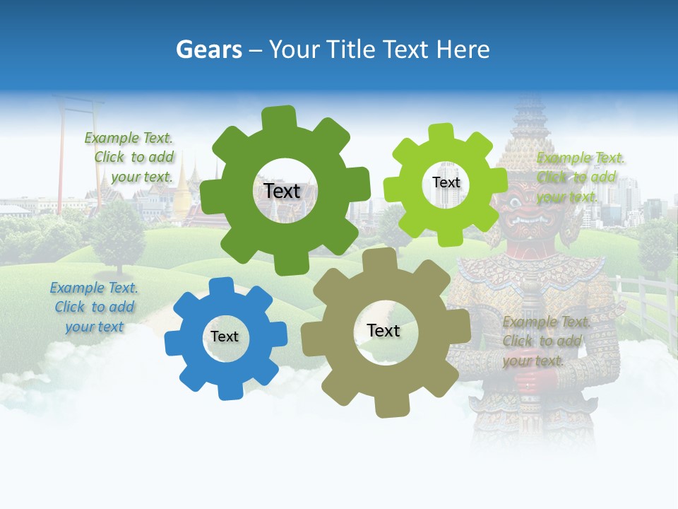 Spirit Pasture Relax PowerPoint Template