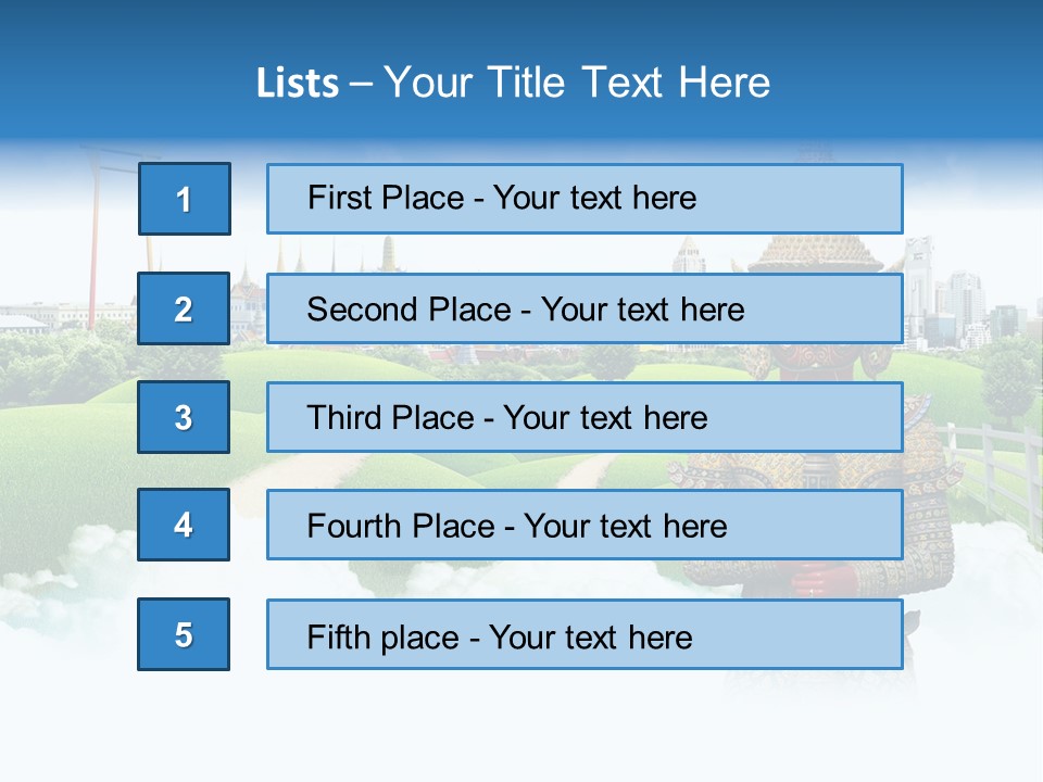 Spirit Pasture Relax PowerPoint Template