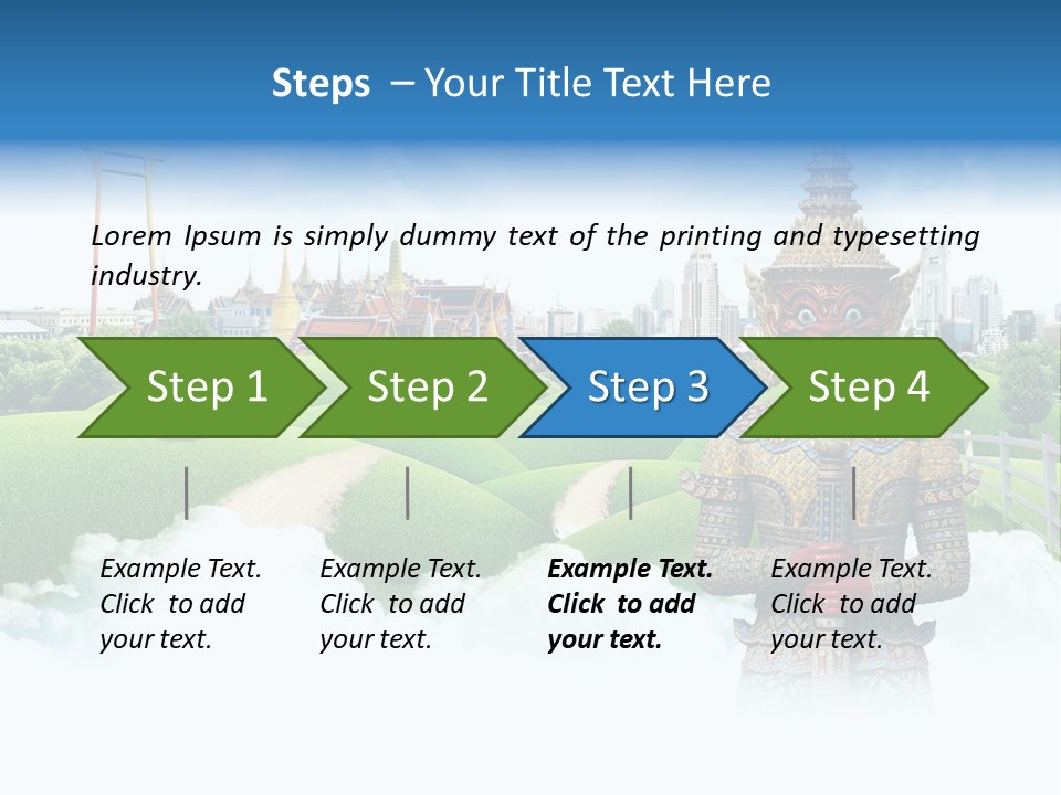 Spirit Pasture Relax PowerPoint Template