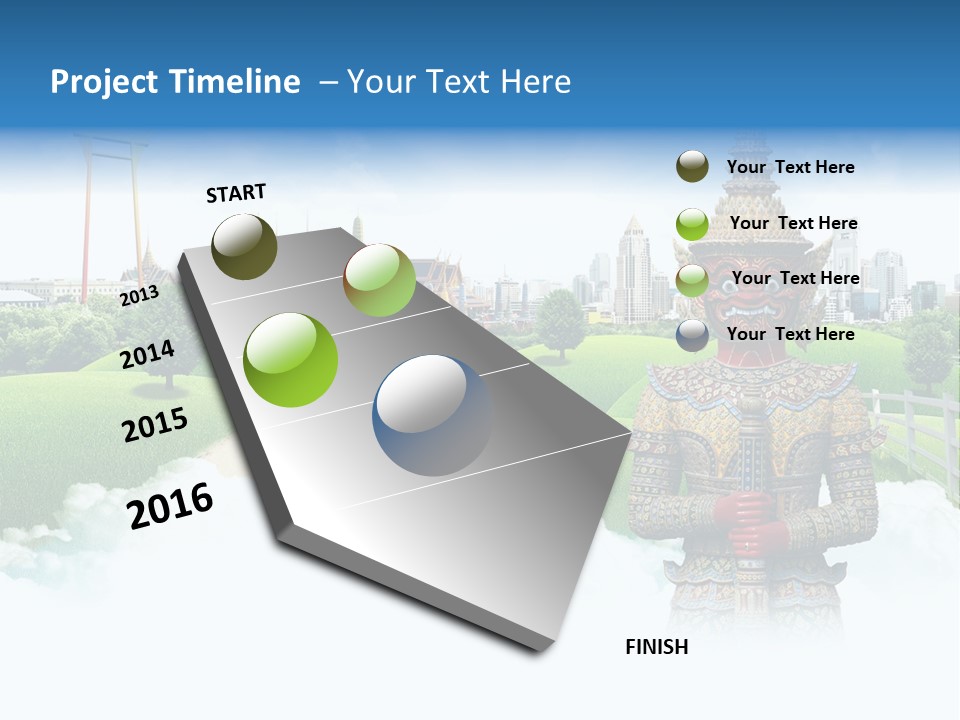 Spirit Pasture Relax PowerPoint Template