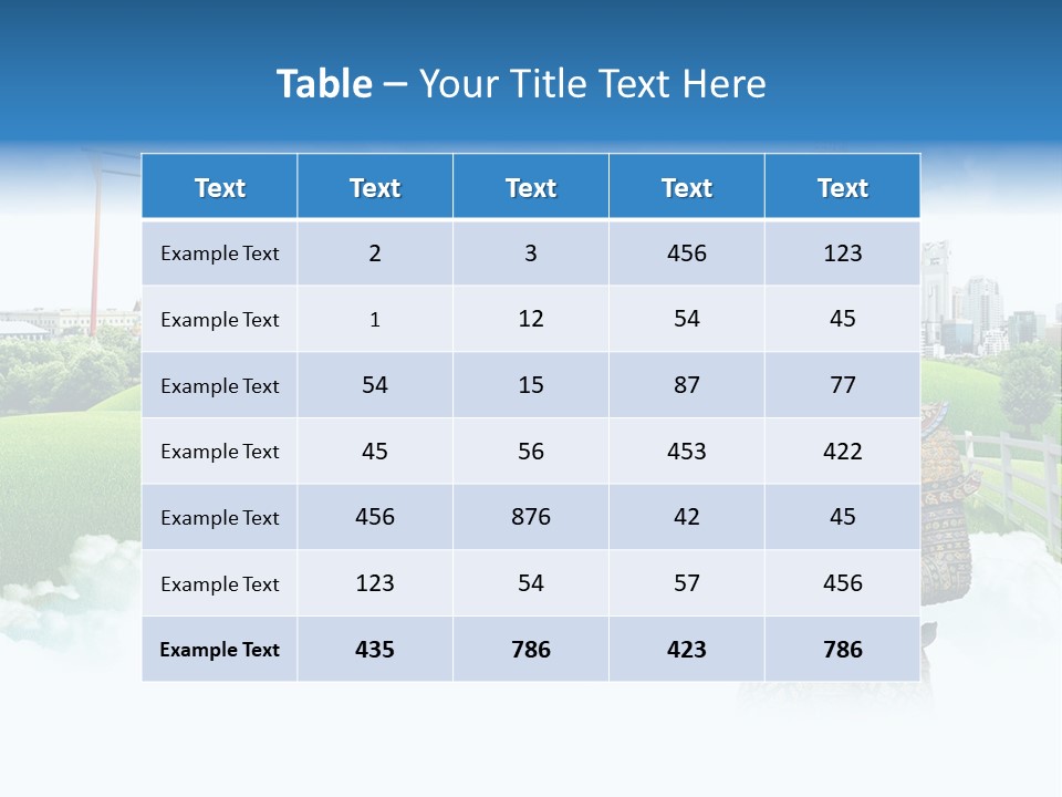 Spirit Pasture Relax PowerPoint Template
