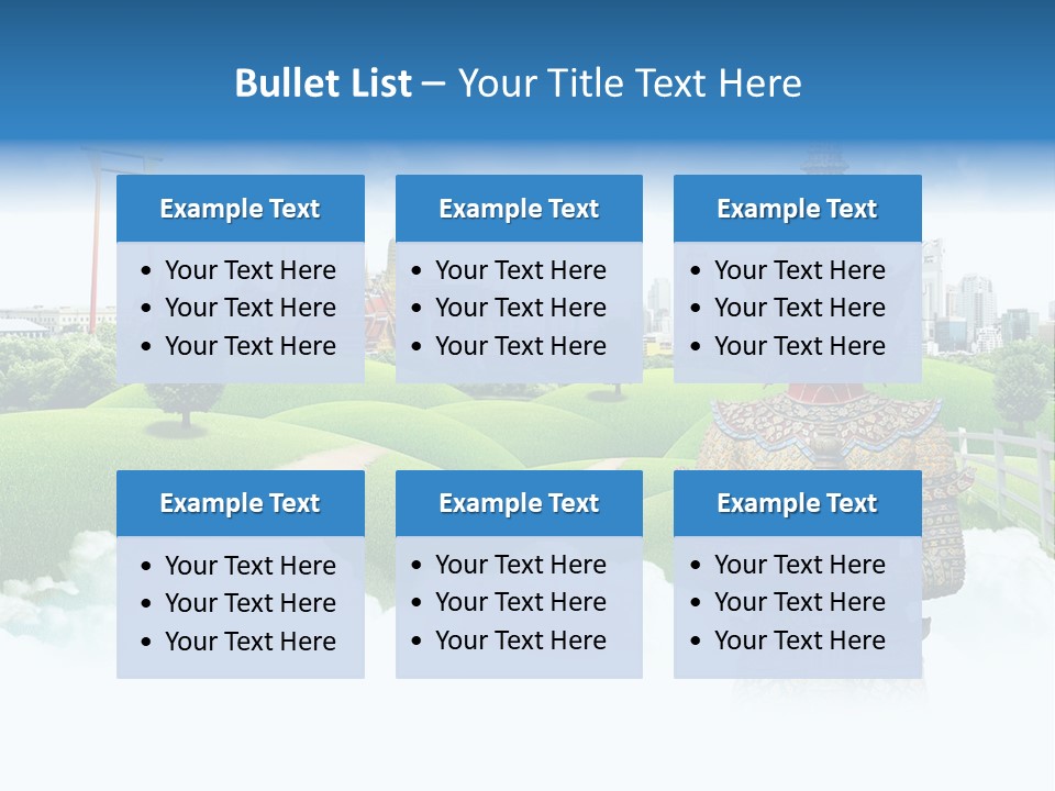 Spirit Pasture Relax PowerPoint Template