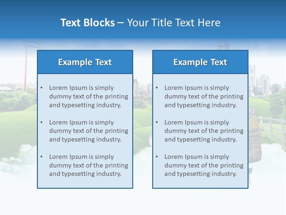 Spirit Pasture Relax PowerPoint Template