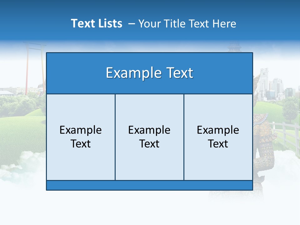 Spirit Pasture Relax PowerPoint Template