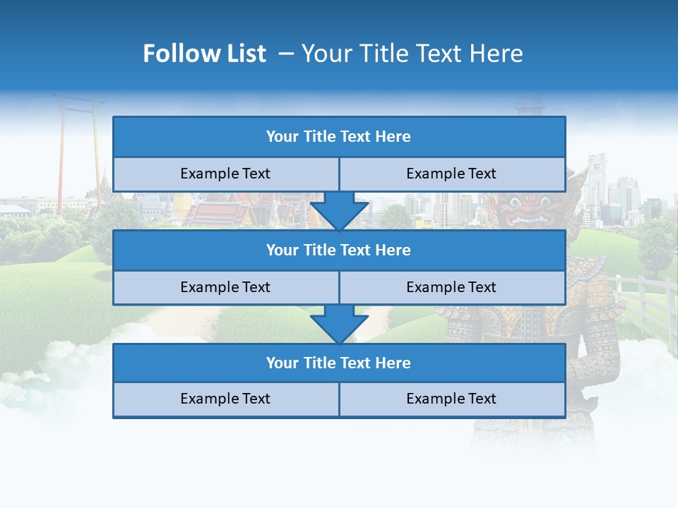 Spirit Pasture Relax PowerPoint Template
