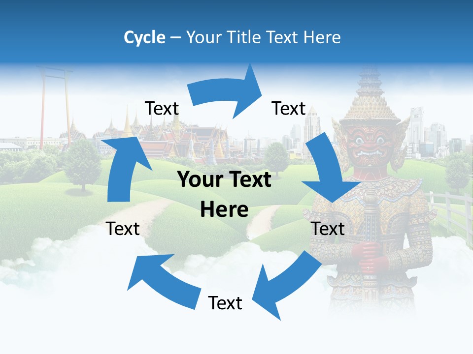 Spirit Pasture Relax PowerPoint Template