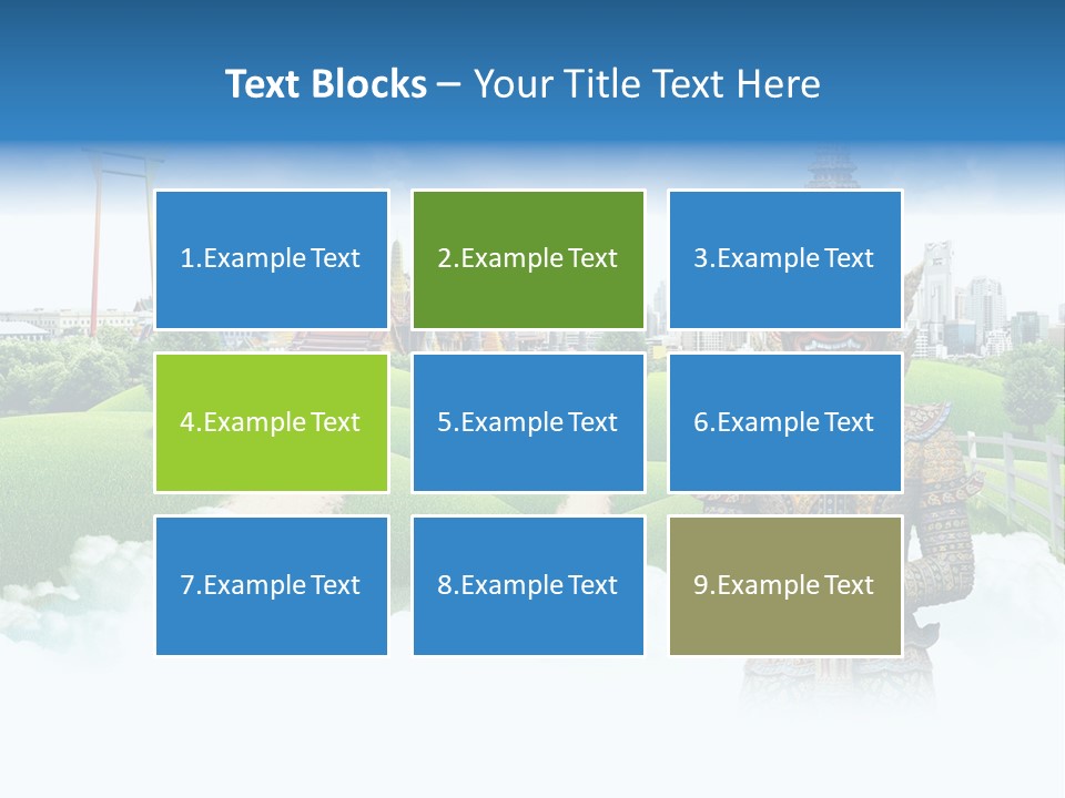 Spirit Pasture Relax PowerPoint Template