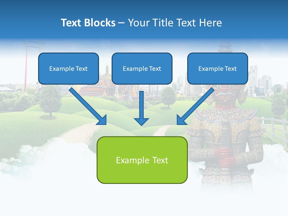 Spirit Pasture Relax PowerPoint Template