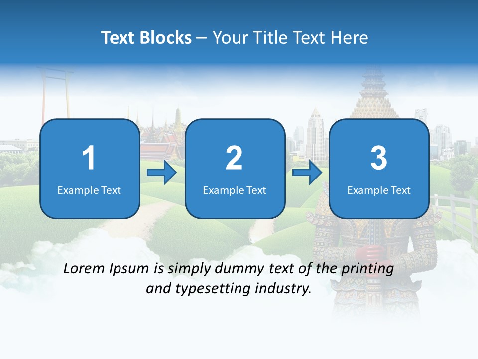 Spirit Pasture Relax PowerPoint Template