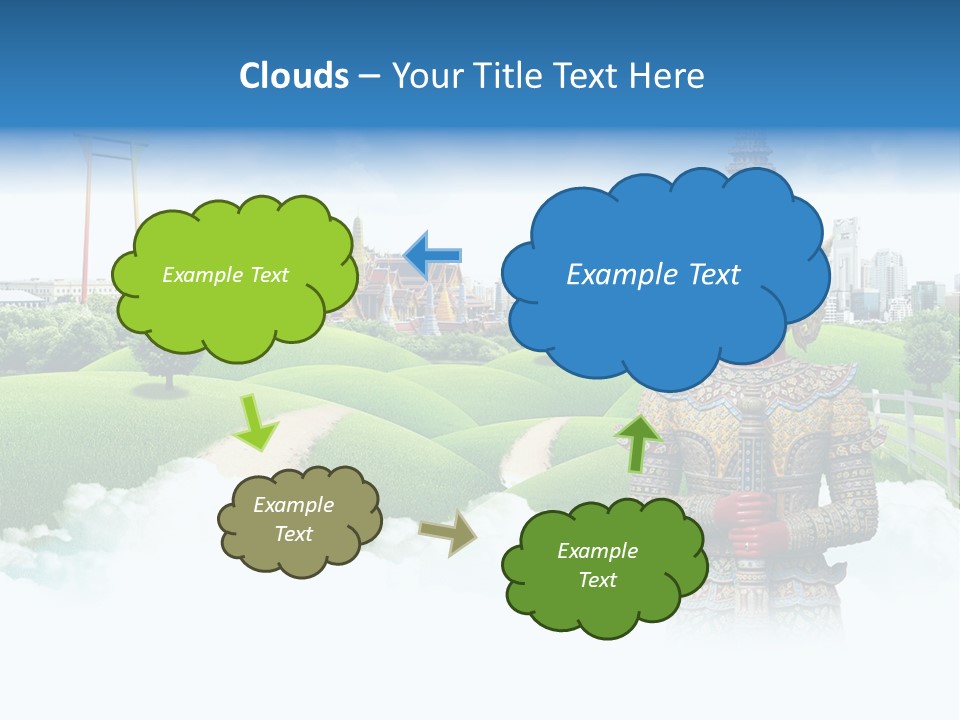 Spirit Pasture Relax PowerPoint Template