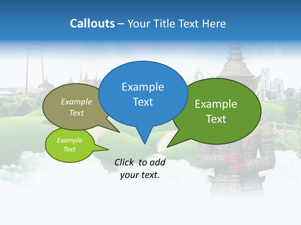 Spirit Pasture Relax PowerPoint Template