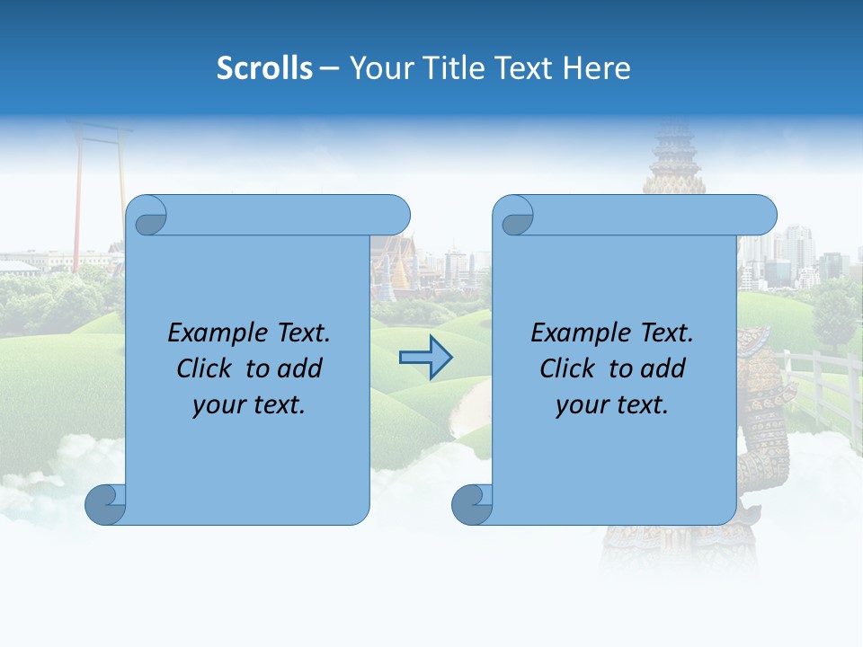 Spirit Pasture Relax PowerPoint Template