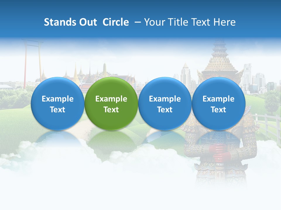 Spirit Pasture Relax PowerPoint Template