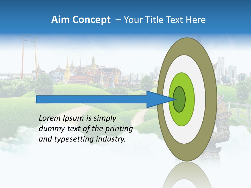 Spirit Pasture Relax PowerPoint Template