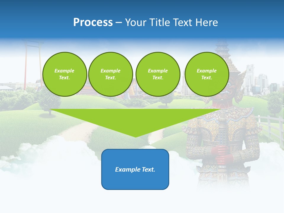 Spirit Pasture Relax PowerPoint Template