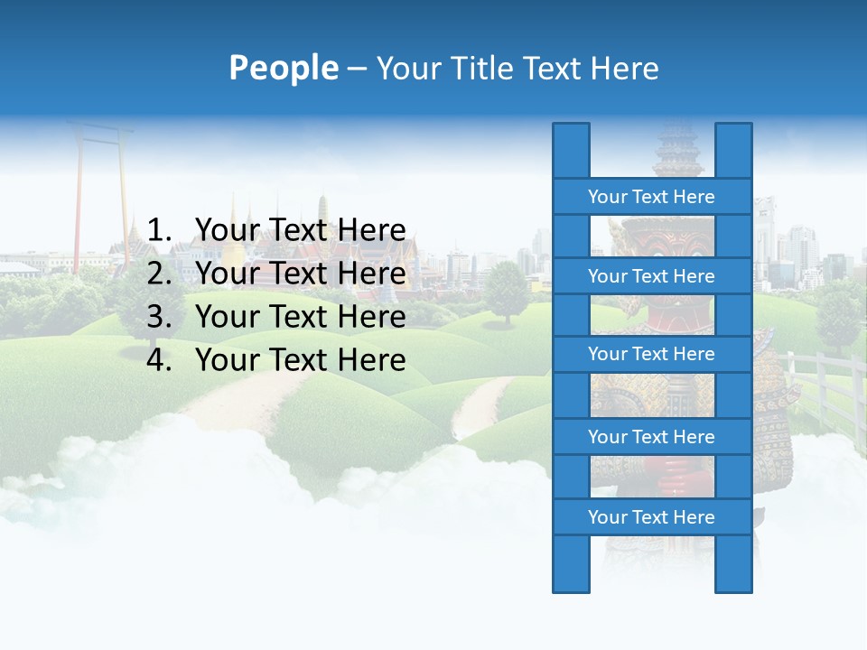 Spirit Pasture Relax PowerPoint Template