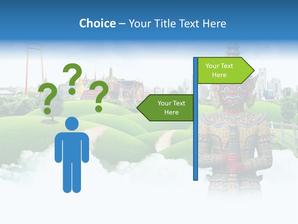 Spirit Pasture Relax PowerPoint Template