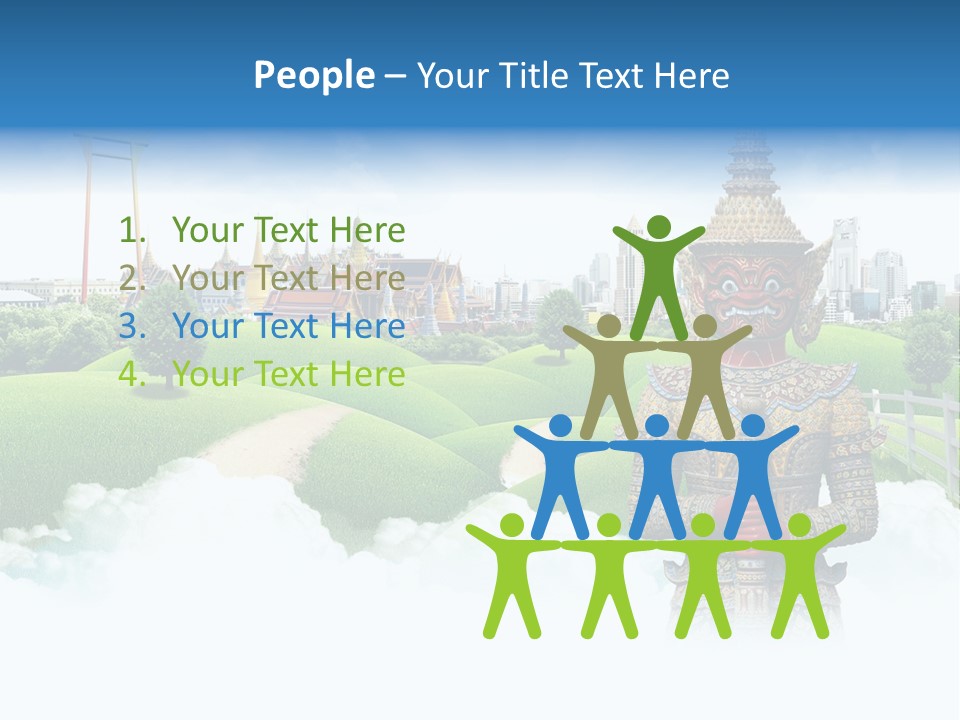 Spirit Pasture Relax PowerPoint Template