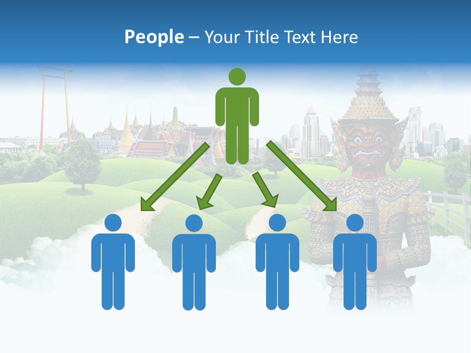 Spirit Pasture Relax PowerPoint Template