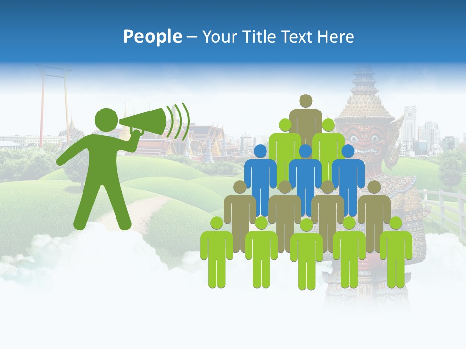 Spirit Pasture Relax PowerPoint Template