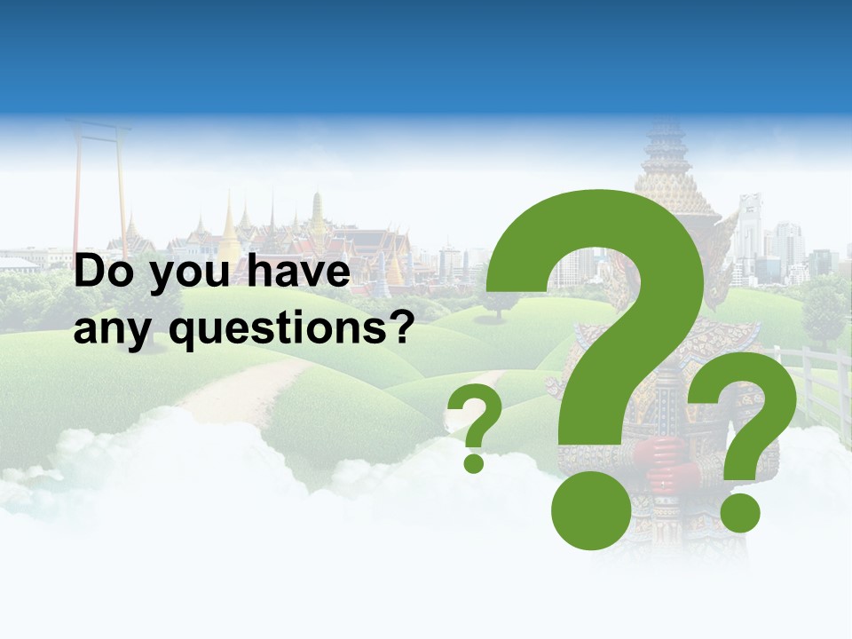 Spirit Pasture Relax PowerPoint Template