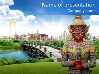 Background Siam Recreation PowerPoint Template