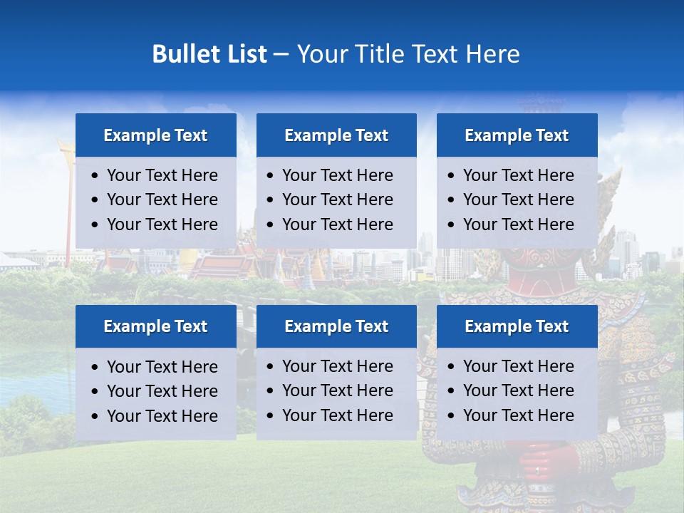 Background Siam Recreation PowerPoint Template