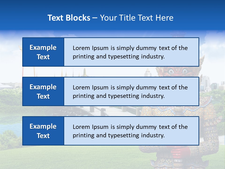 Background Siam Recreation PowerPoint Template