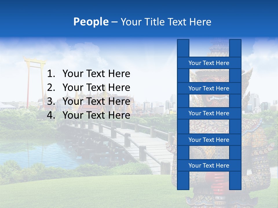 Background Siam Recreation PowerPoint Template