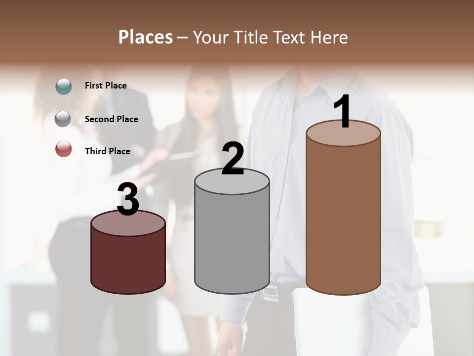 Light Girl Men PowerPoint Template