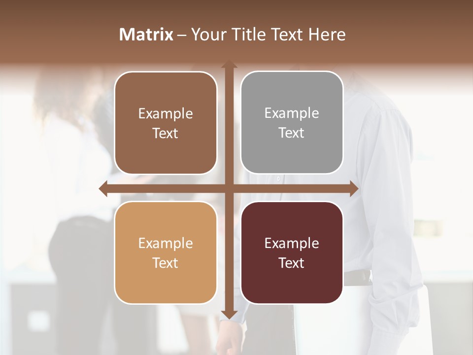 Light Girl Men PowerPoint Template