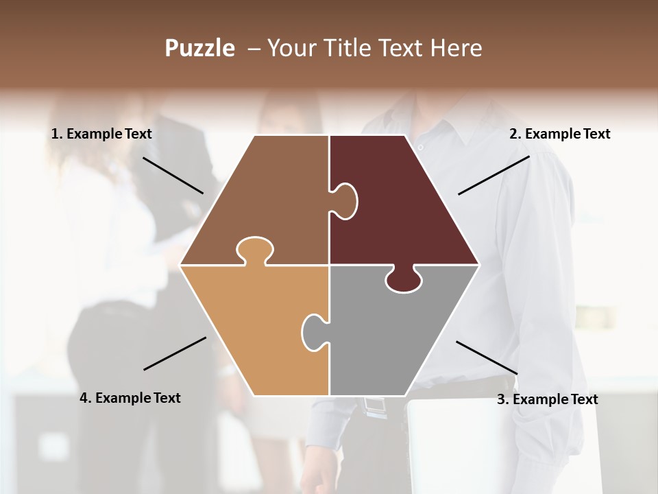 Light Girl Men PowerPoint Template